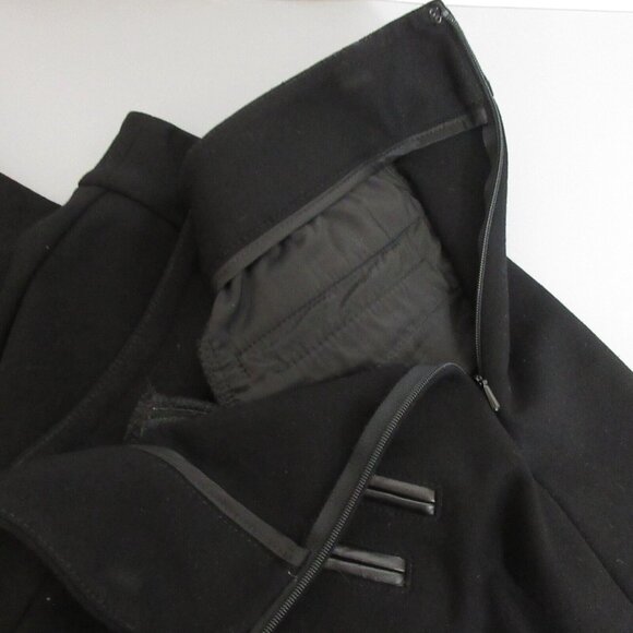 Cache Pants Womens Sz 14 Black Straight Leg Side Zip Faux Front Pockets w Zipper - Picture 5 of 7